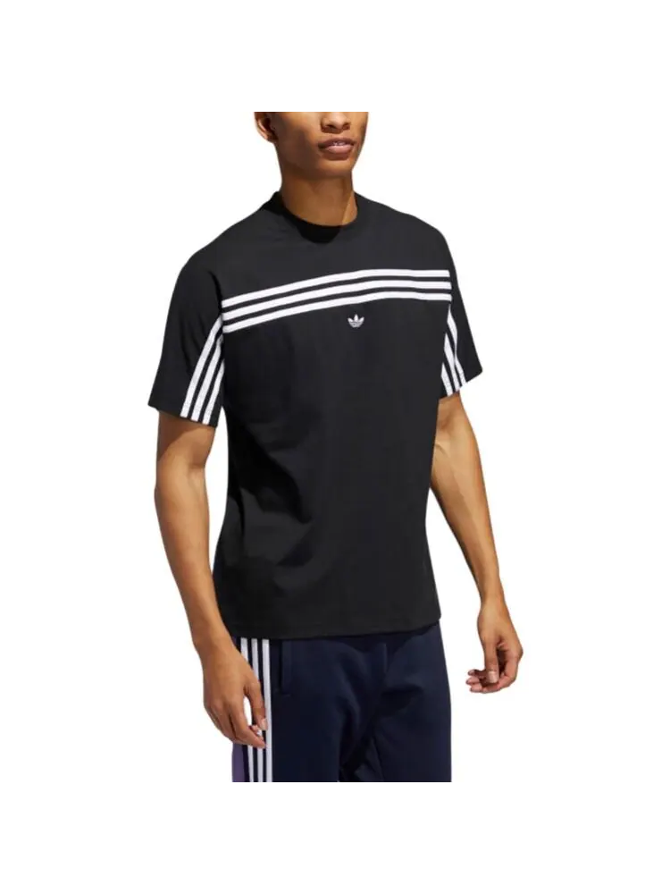 Футболка Adidas Originals 3-Stripes — изображение 6 из 7, черный
