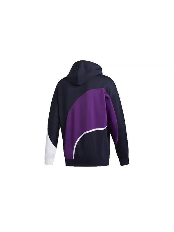 Толстовка originals colorblock casual sports gradient pullover blue Adidas — изображение 2 из 4, синий