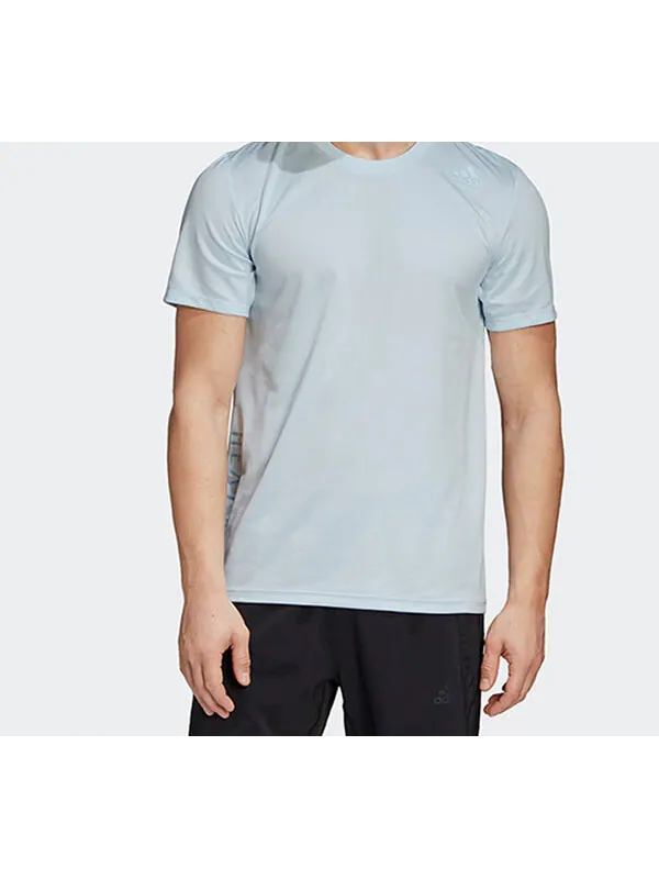 Футболка adidas Trg Tee H.Rdy Sports Training Short-sleeve Tee Men Light Blue — изображение 3 из 4, светлый синий