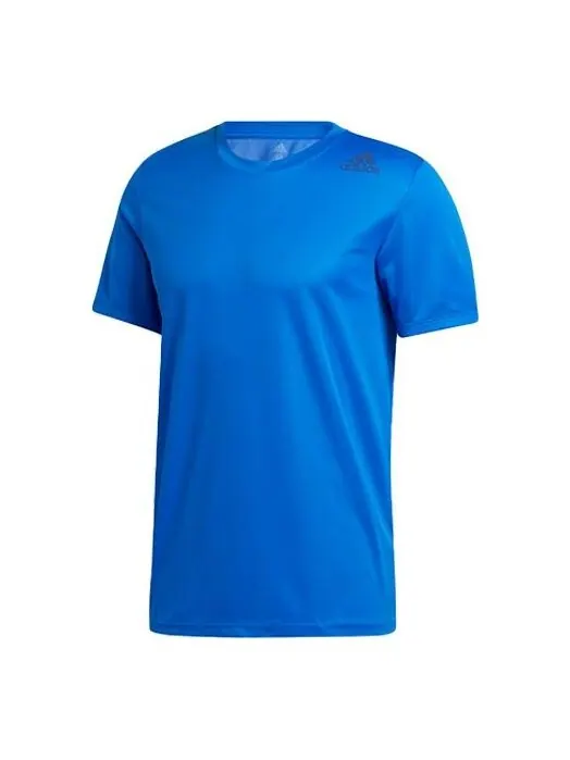 Футболка heat.rdy 3-stripes tee 'blue' Adidas — изображение 1 из 4, синий