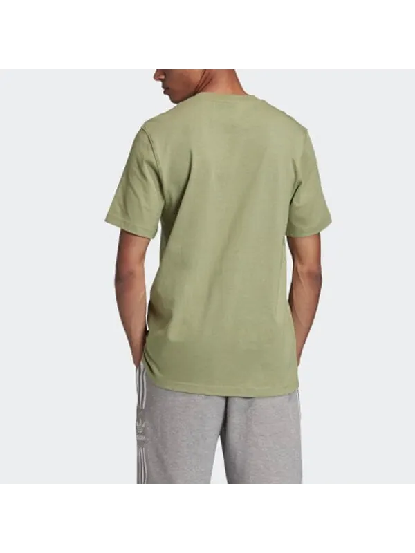 Футболка originals originals photo tee printing short sleeve green Adidas — изображение 4 из 4, зеленый