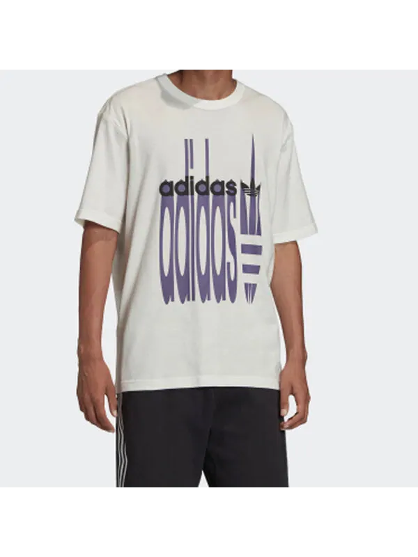 Футболка оригиналы ss20 rvy печать короткий рукав Adidas — изображение 4 из 4, белый