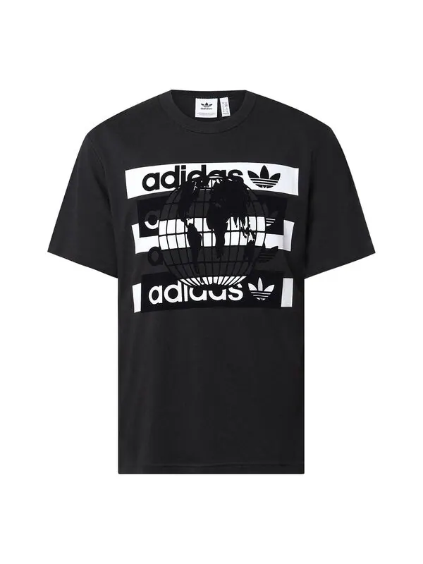 Футболка оригиналы msg ss футболка с логотипом короткий рукав Adidas — изображение 1 из 4, черный