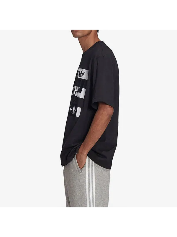 Футболка оригиналы msg ss футболка с логотипом короткий рукав Adidas — изображение 3 из 4, черный