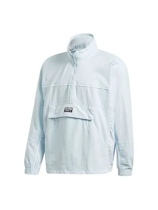 Куртка originals d tt 2 retro athletics sports jacket blue Adidas — изображение 1 из 4, светлый синий