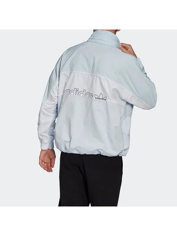 Куртка originals d tt 2 retro athletics sports jacket blue Adidas — изображение 4 из 4, светлый синий