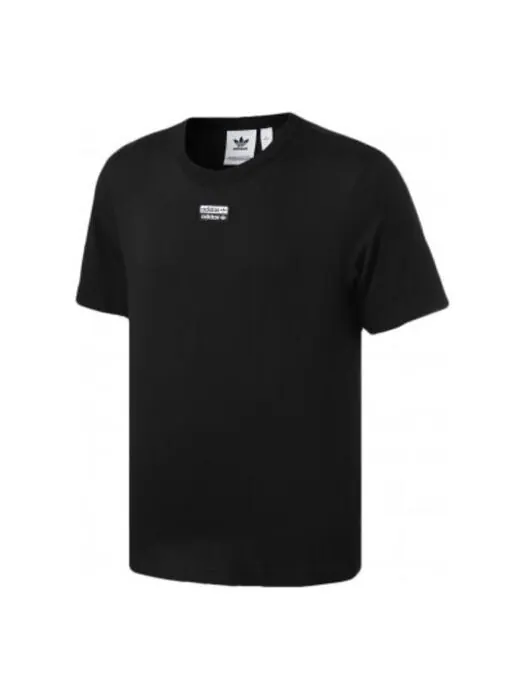 Футболка originals printing sports short sleeve black Adidas — изображение 1 из 4, черный