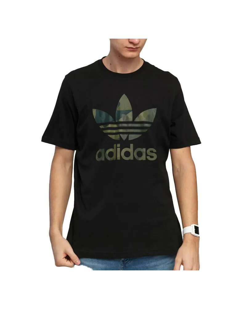 Футболка Adidas Originals Camo Trefoil — изображение 4 из 5, черный
