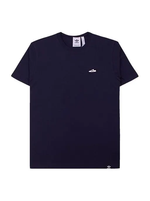 Футболка adidas originals Unisex SST Embroidery Blue — изображение 1 из 6, синий