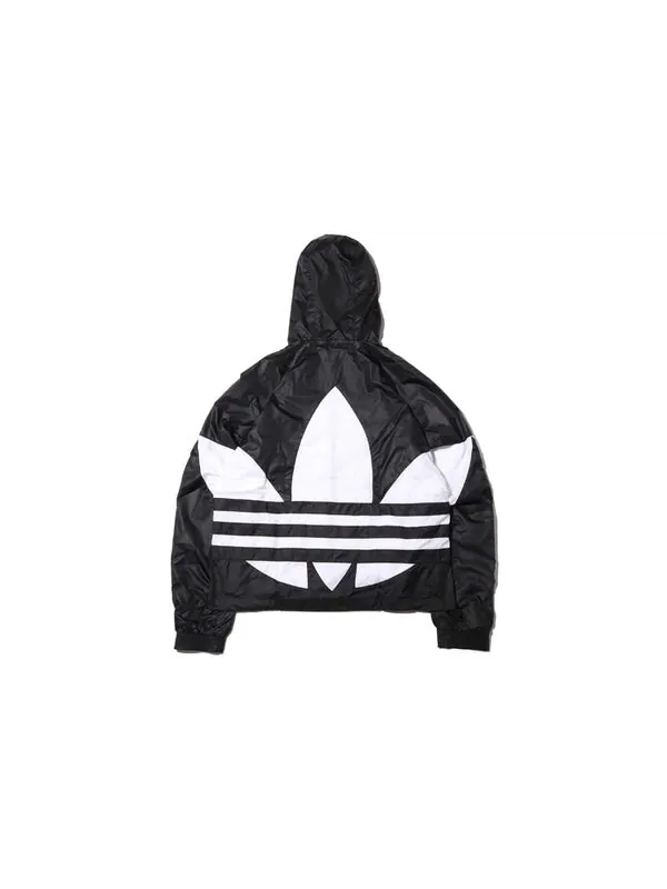 Куртка adidas originals Big Trefoil Windbreaker - — изображение 2 из 4, черный