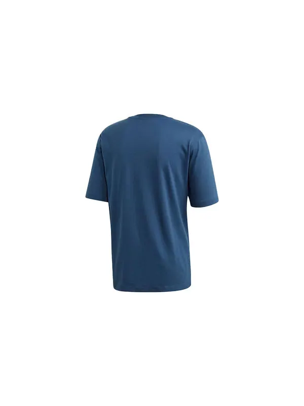 Футболка originals sports round neck short sleeve blue Adidas — изображение 2 из 4, синий