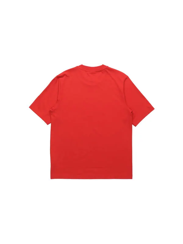 Футболка originals logo loose short sleeve red Adidas — изображение 2 из 4, красный