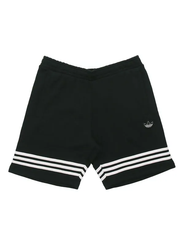 Шорты originals outline short hollow out logo sports shorts black Adidas — изображение 1 из 4, черный