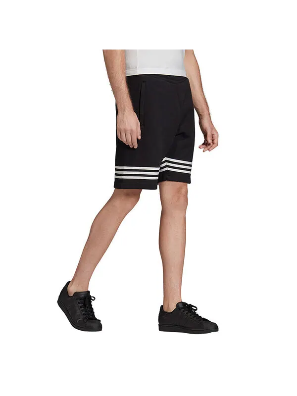 Шорты originals outline short hollow out logo sports shorts black Adidas — изображение 3 из 4, черный