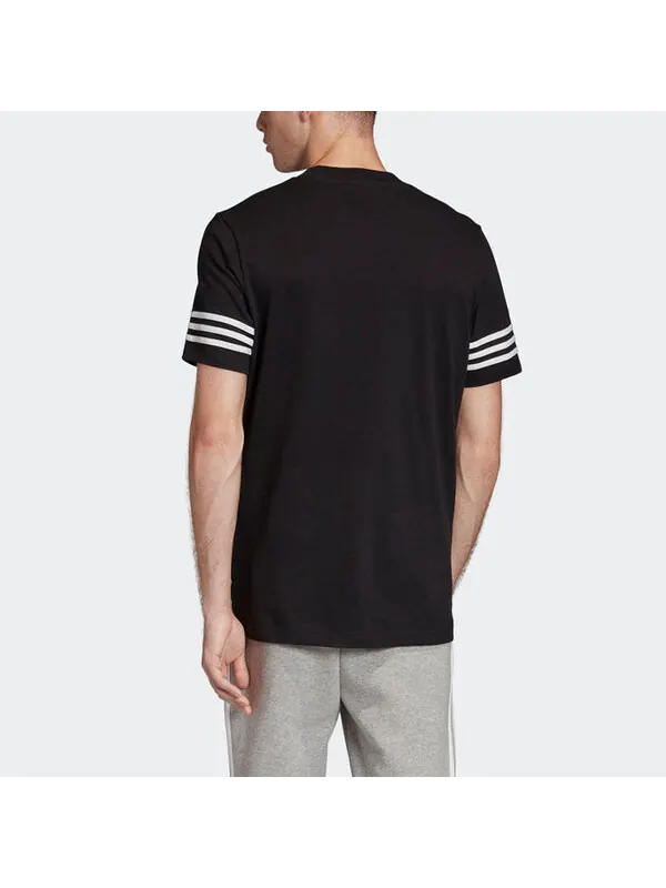 Футболка originals outline tee logo short sleeve black Adidas — изображение 3 из 4, черный