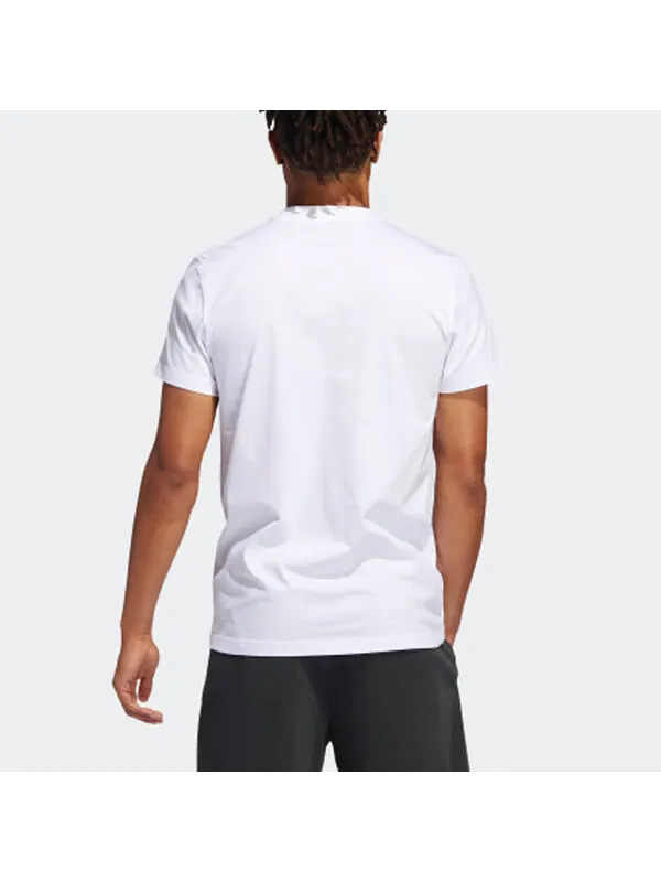 Футболка dame gu teebasketballsportsshort sleeve men white Adidas — изображение 4 из 4, белый