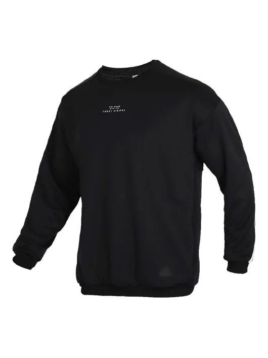 Толстовка adidas Running Sports Shirt SweaterMen Black — изображение 1 из 4, черный