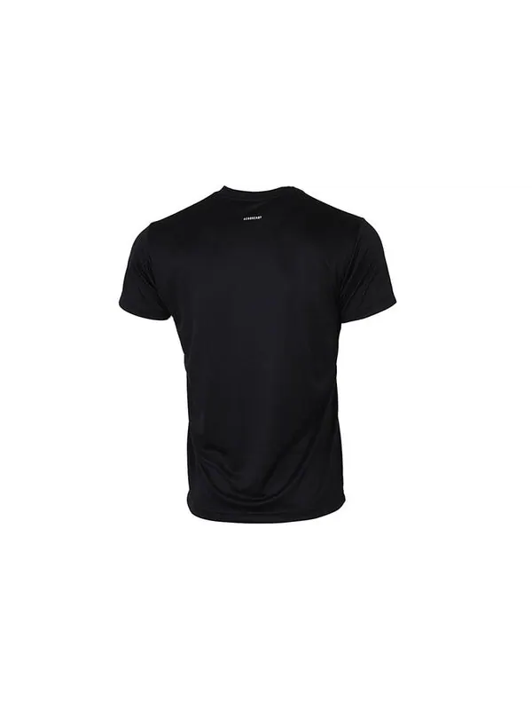 Футболка adidas Training Casual Sports Short Sleeve Black — изображение 2 из 4, черный