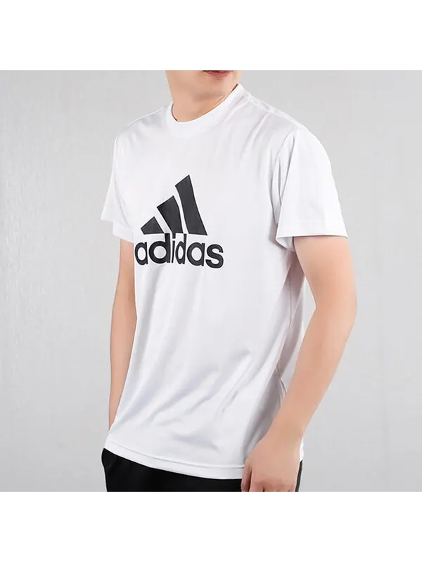Футболка adidas M Mh Bos Tee Training Sports Short Sleeve White — изображение 4 из 4, белый