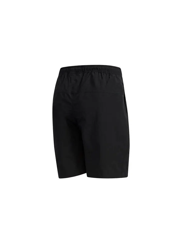 Шорты m mh 3s wv sho woven solid color loose sports shorts black Adidas — изображение 2 из 4, черный