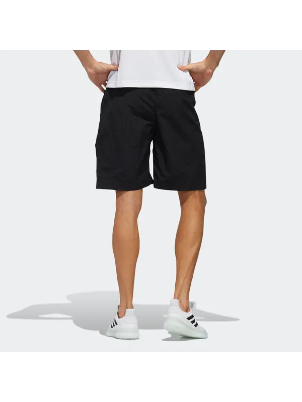 Шорты m mh 3s wv sho woven solid color loose sports shorts black Adidas — изображение 4 из 4, черный