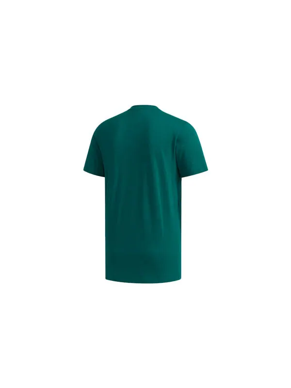 Футболка men's clock short sleeve college green t-shirt Adidas — изображение 2 из 4, зеленый