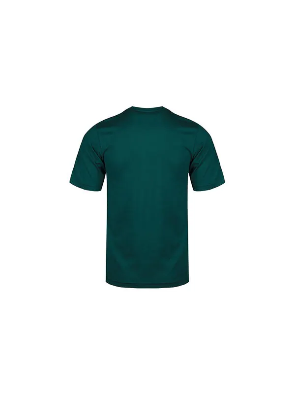 Футболка adidas E 3S Tee Classic Stripe Training Sports Round Neck Short Sleeve Dark Green — изображение 2 из 4
