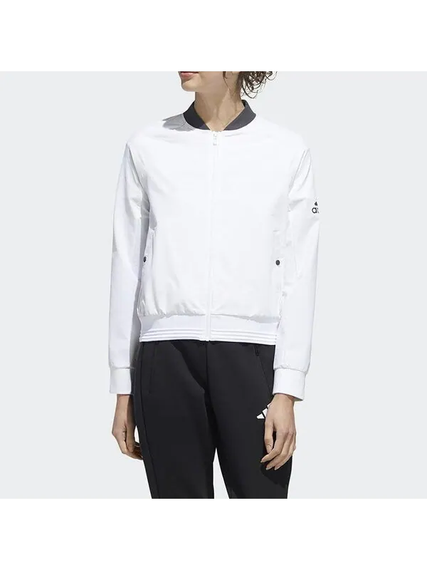 Куртка тканая куртка-авиатор белая Adidas — изображение 3 из 4, белый