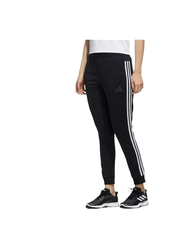 Брюки удобные брюки из французского трикотажа Adidas — изображение 3 из 3, черный/белый