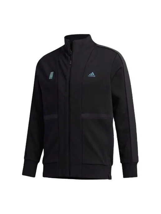 Куртка Men's adidas Sports Stylish Jacket Solid Color Black — изображение 1 из 4, черный