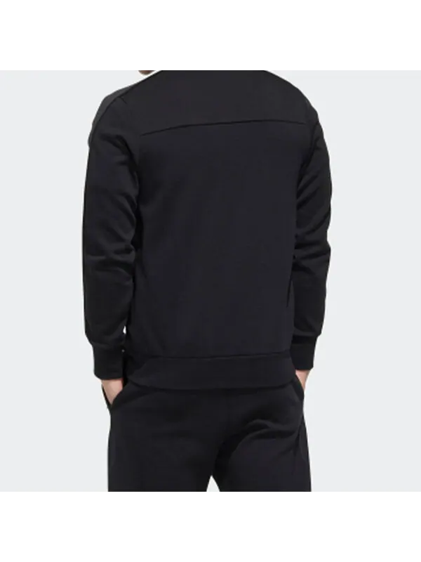 Куртка Men's adidas Sports Stylish Jacket Solid Color Black — изображение 4 из 4, черный