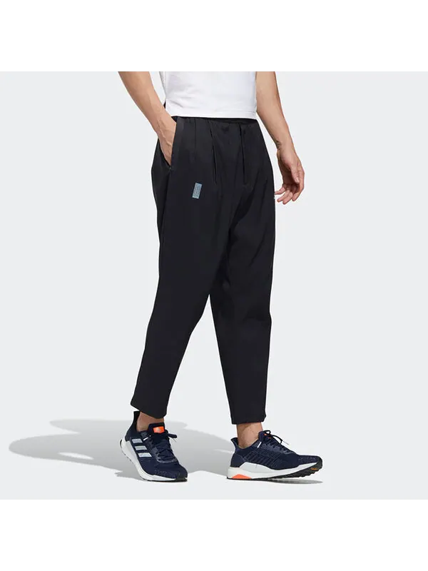 Спортивные штаны Men's adidas Wj Pnt Wv Logo Sports Pants/Trousers/Joggers Black — изображение 3 из 4, черный