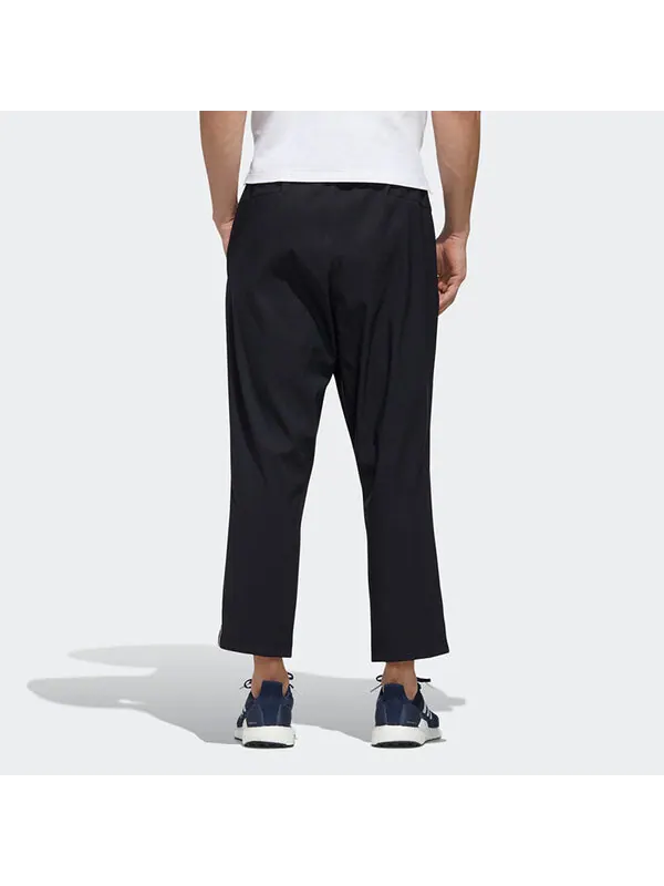 Спортивные штаны Men's adidas Wj Pnt Wv Logo Sports Pants/Trousers/Joggers Black — изображение 4 из 4, черный