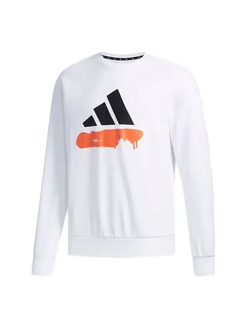 Толстовка с капюшоном o2 swt bos casual sports pullover белая Adidas — изображение 1 из 4, белый