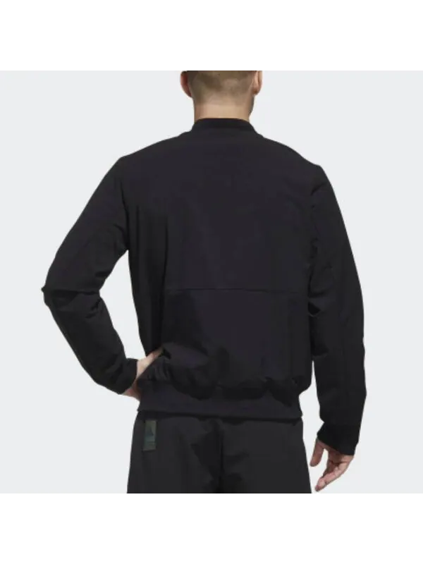 Куртка adidas Pilot Sports Baseball Jacket Men Black — изображение 2 из 3, черный