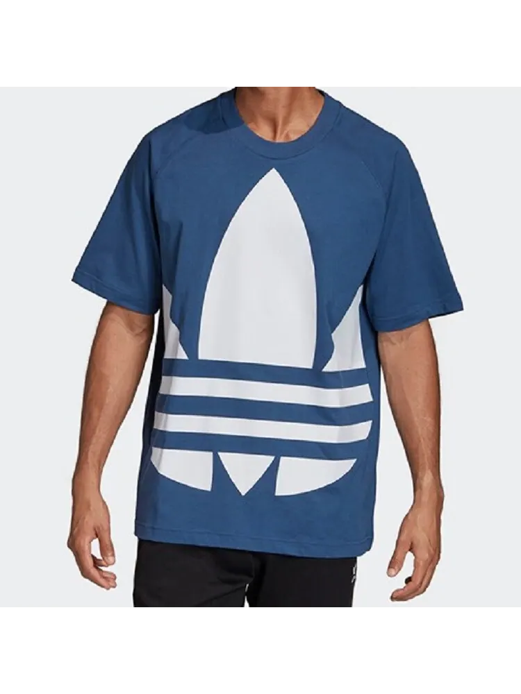 Футболка Adidas Originals Big Trefoil Boxy — изображение 3 из 6, синий