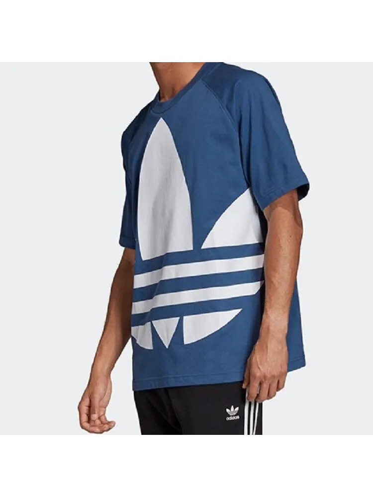 Футболка Adidas Originals Big Trefoil Boxy — изображение 4 из 6, синий