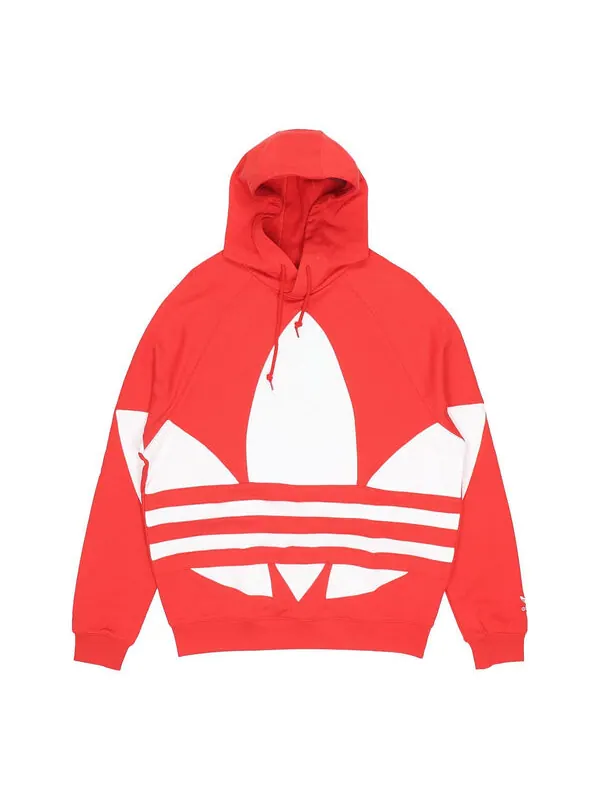 Толстовка Men's adidas originals Hooded Drawstring Red — изображение 1 из 4, красный