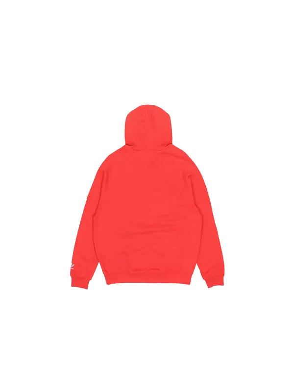 Толстовка Men's adidas originals Hooded Drawstring Red — изображение 2 из 4, красный
