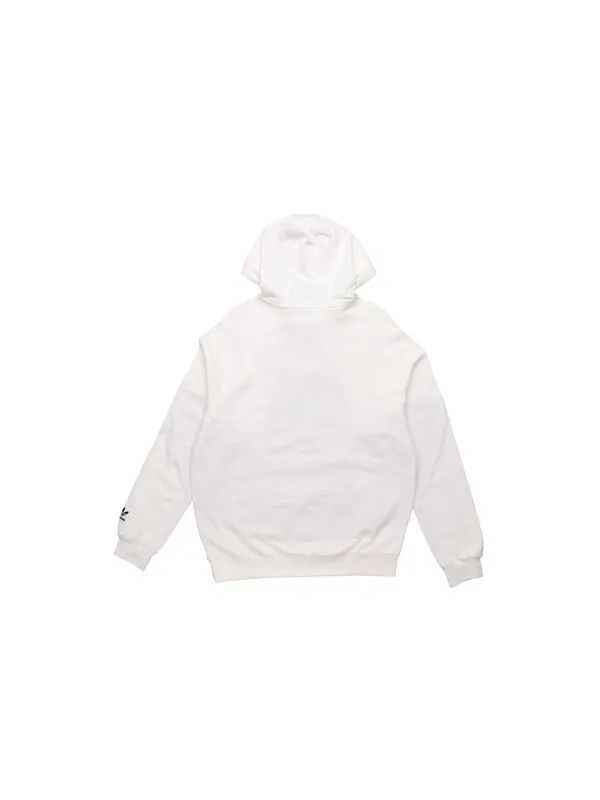 Толстовка men's originals large logo drawstring white Adidas — изображение 2 из 4, белый