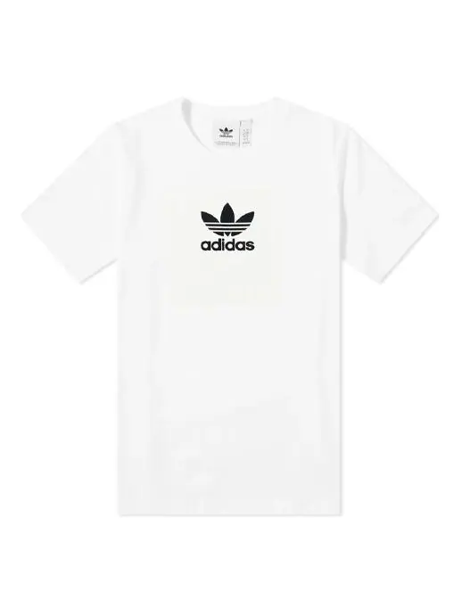 Футболка оригиналы жидкие adiclr prm логотип футболка Adidas — изображение 1 из 4, белый