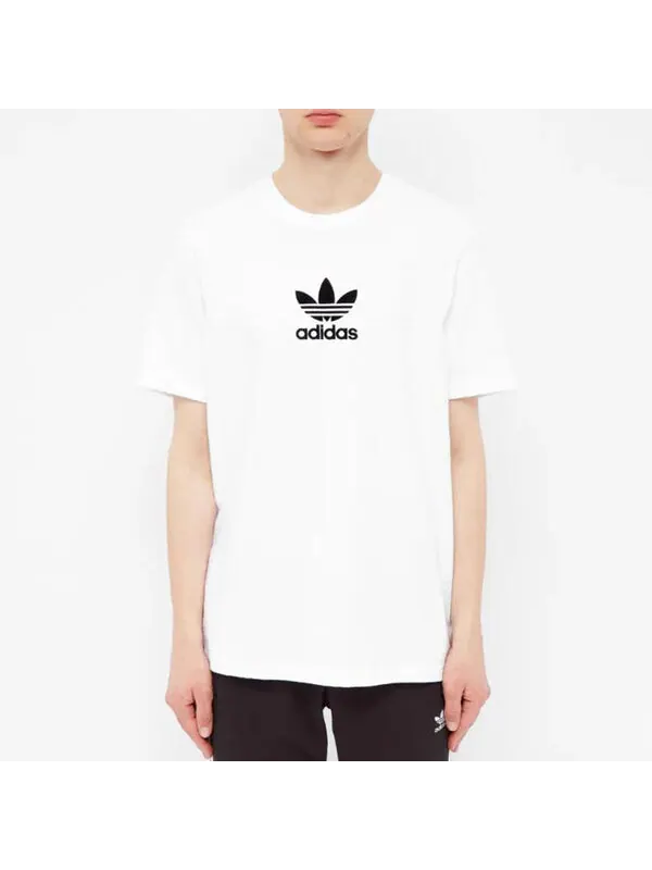 Футболка оригиналы жидкие adiclr prm логотип футболка Adidas — изображение 2 из 4, белый