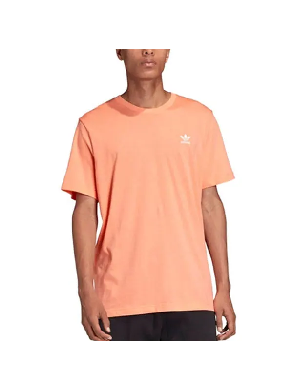 Футболка originals sports round neck short sleeve pink Adidas — изображение 3 из 4, розовый