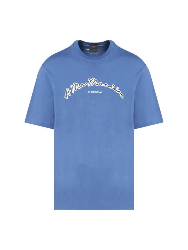 Футболка Air Jordan x A Ma Manire T-shirt Aisa Sizing 'Mystic Navy' — изображение 1 из 4, темно-синий