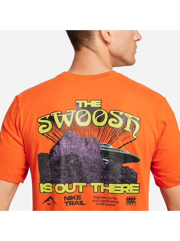 Футболка dri fit ssnl trail футболка Nike — изображение 3 из 3, оранжевый
