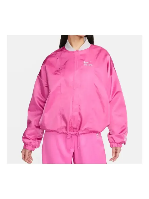 Куртка air oversize тканая куртка-бомбер Nike — изображение 1 из 4, розовый