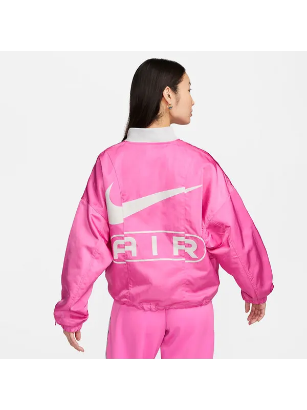 Куртка air oversize тканая куртка-бомбер Nike — изображение 2 из 4, розовый