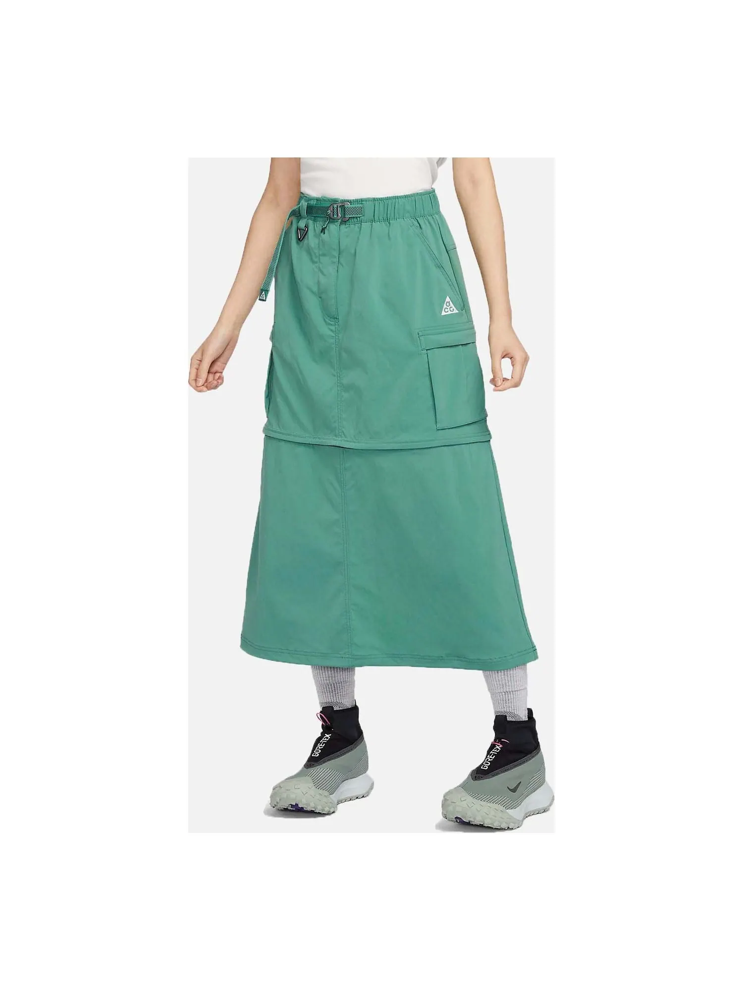 Юбка (WMNS) Nike ACG Zip Off Smith Summit Skirt (Asia Sizing) 'Green' — изображение 1 из 2, зеленый