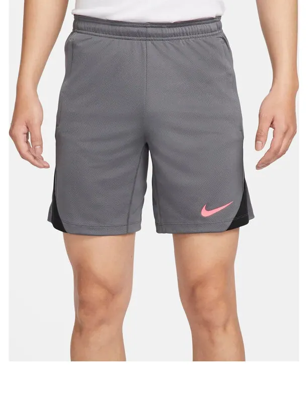 Шорты strike dri-fit men's quick-dry soccer shorts 'grey' Nike — изображение 1 из 2, серый