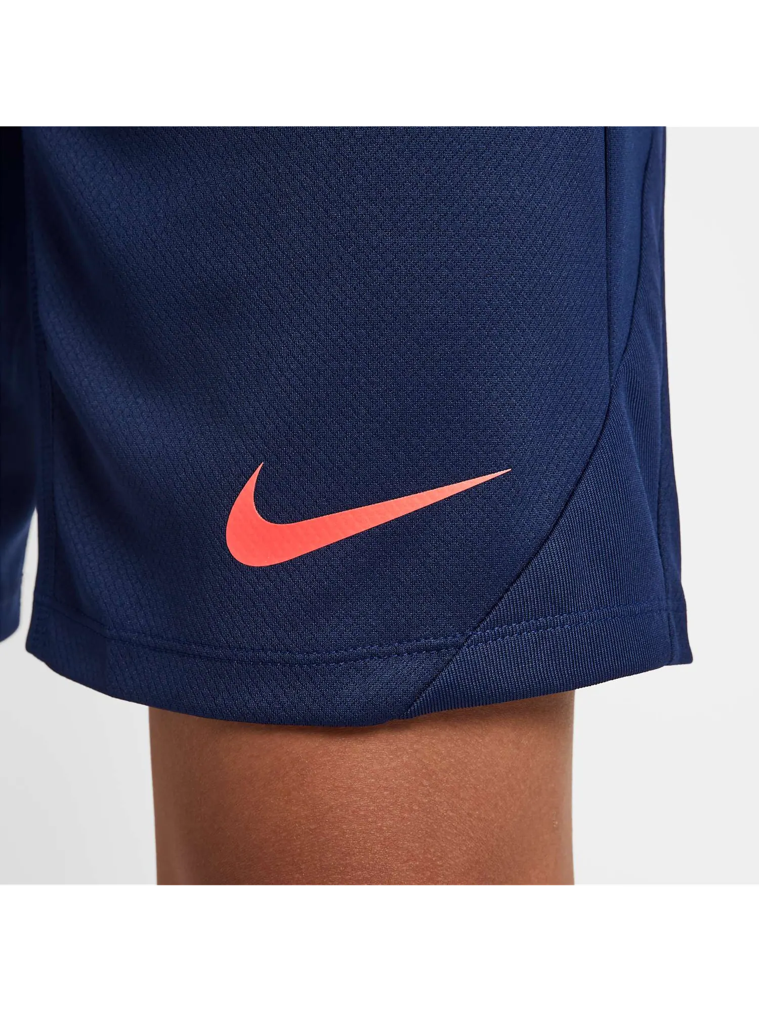 Шорты Nike Strike Dri-Fit Soccer Shorts 'Blue Void Laser Orange' — изображение 4 из 5, синий